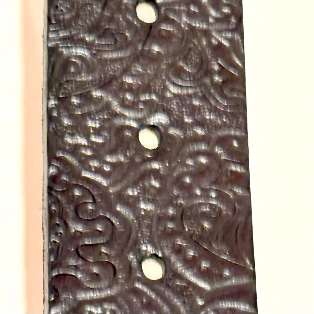 Robert Graham Jive Navy Elastic Braided Men's Belt Paisley Design Size 46/48 NWT